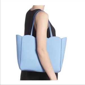 Kate Spade tote with scalloped edge